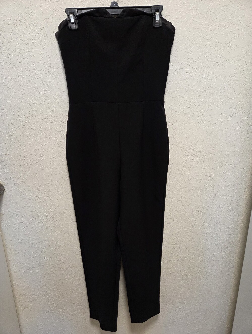 Bershka Strapless Black Jumpsuit - Elegant Evening Wear - Picture 3 of 5